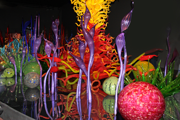 glass sculptures in teh Mille Fiori